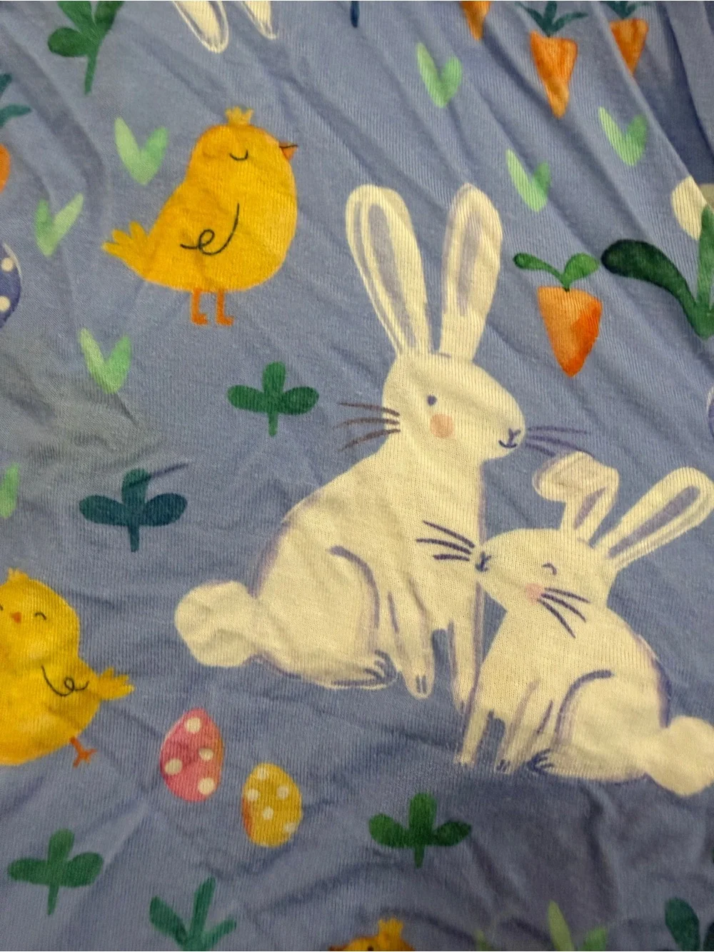 Little Sleepies Bunny Patch 3-6M shorty zippy